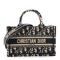Oblique Mini Book Tote With Strap Blue Multicolor