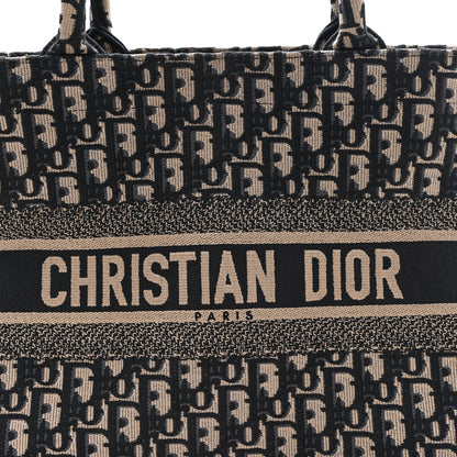 Oblique Medium Book Tote Blue Multicolor