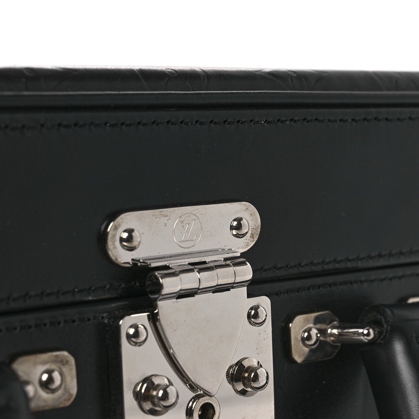 Monogram Glace Valisette MM Black
