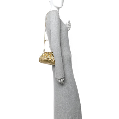 Metallic Fabric Bubble Wrap The Mini Pouch Gold