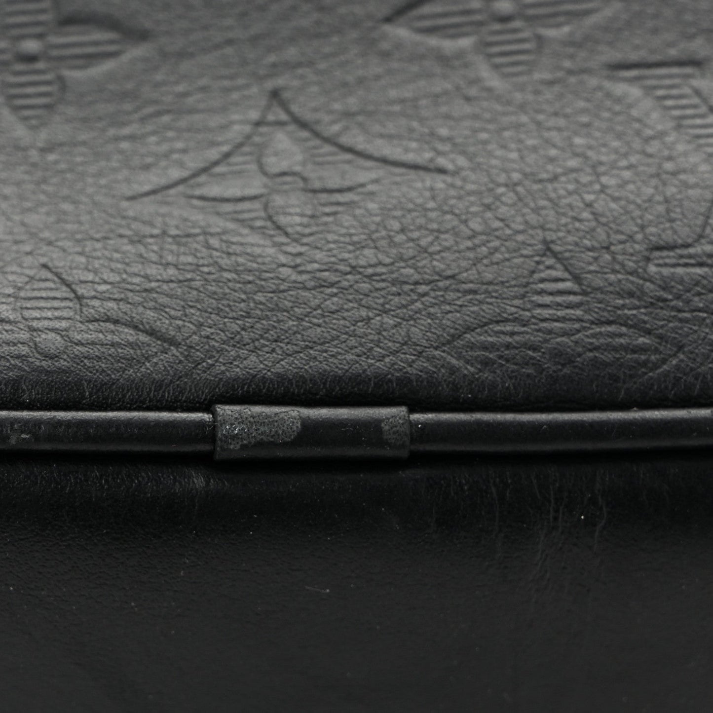 Calfskin Monogram Shadow Danube PM Black