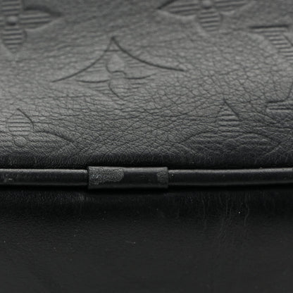 Calfskin Monogram Shadow Danube PM Black