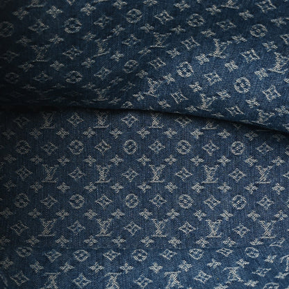 Monogram Denim Neo Neverfull MM Blue