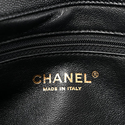Caviar Quilted Medium Business Affinity Flap Black