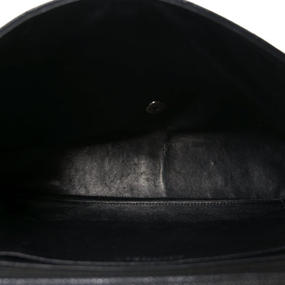 Caviar Quilted Jumbo Single Flap Black