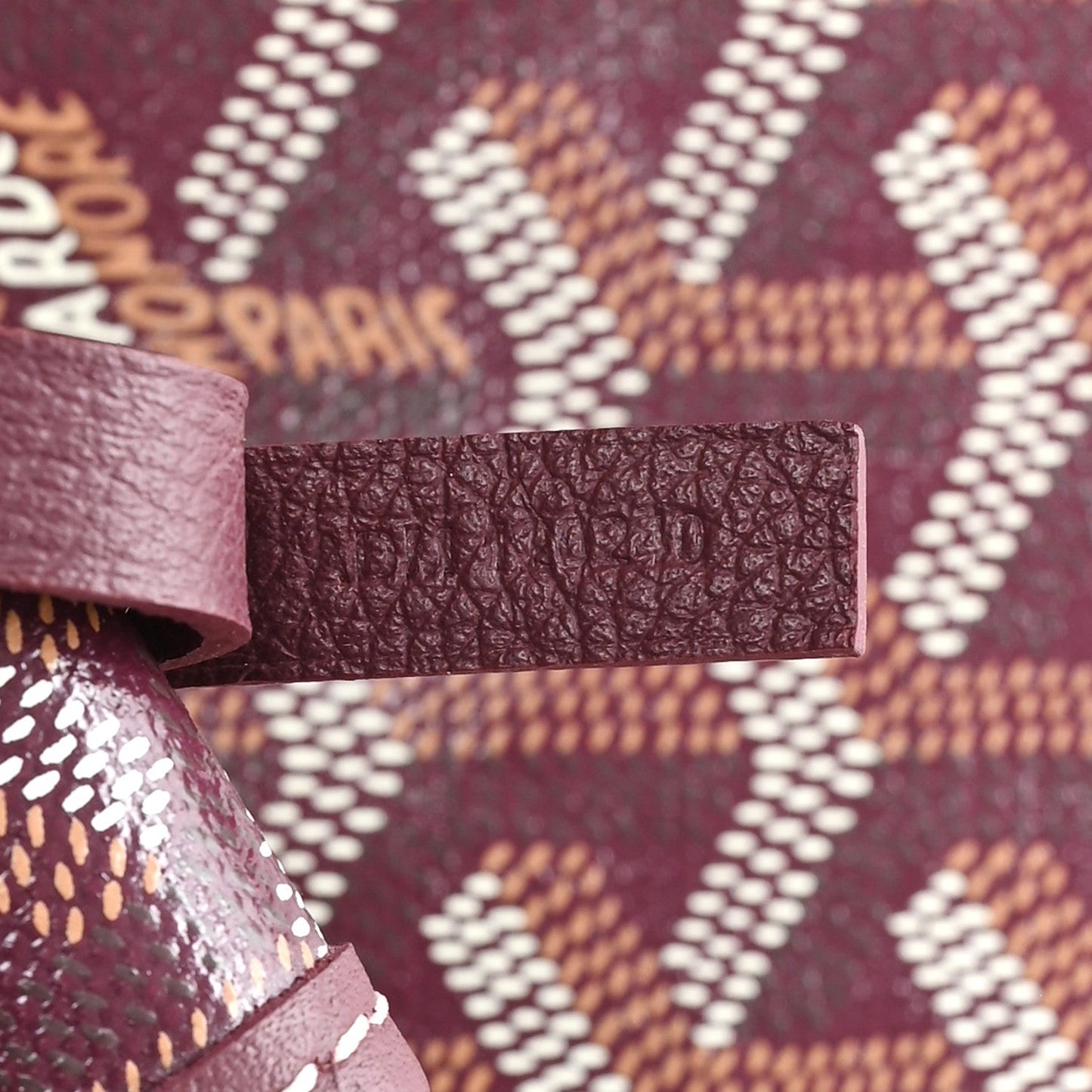 Goyardine Boheme Hobo Burgundy