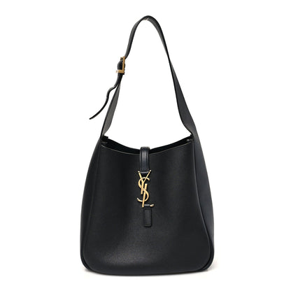 Smooth Calfskin Small Le 5 A 7 Soft Hobo Black