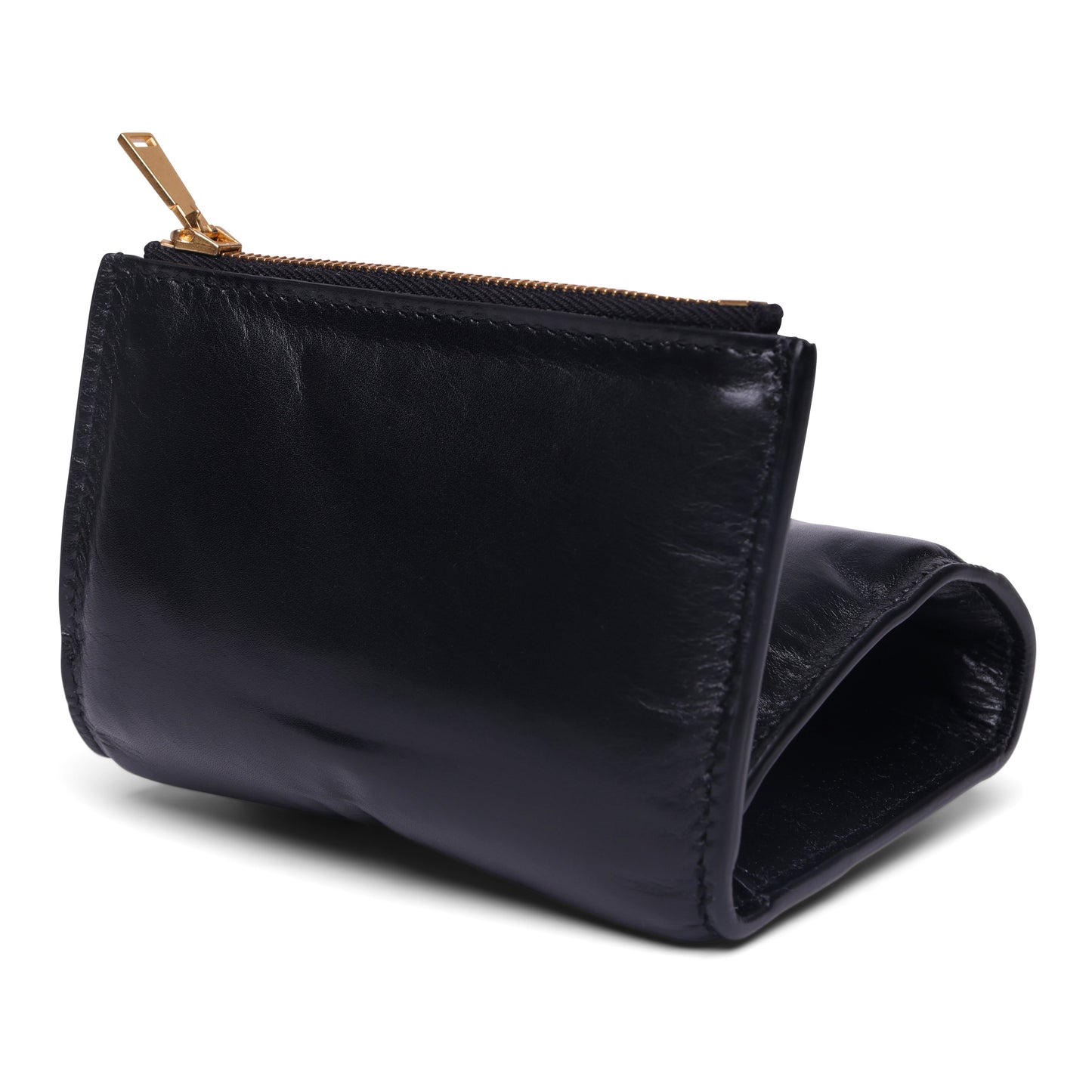 Bottega Veneta Black Leather Wallet