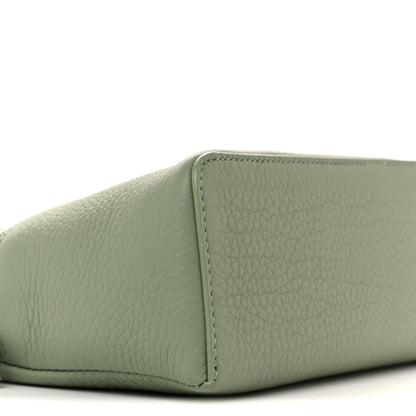 Grained Calfskin L19 Extra Pocket Pouch Sage Brush Leaves