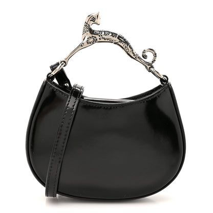 Lambskin Mini Cat Hobo Black