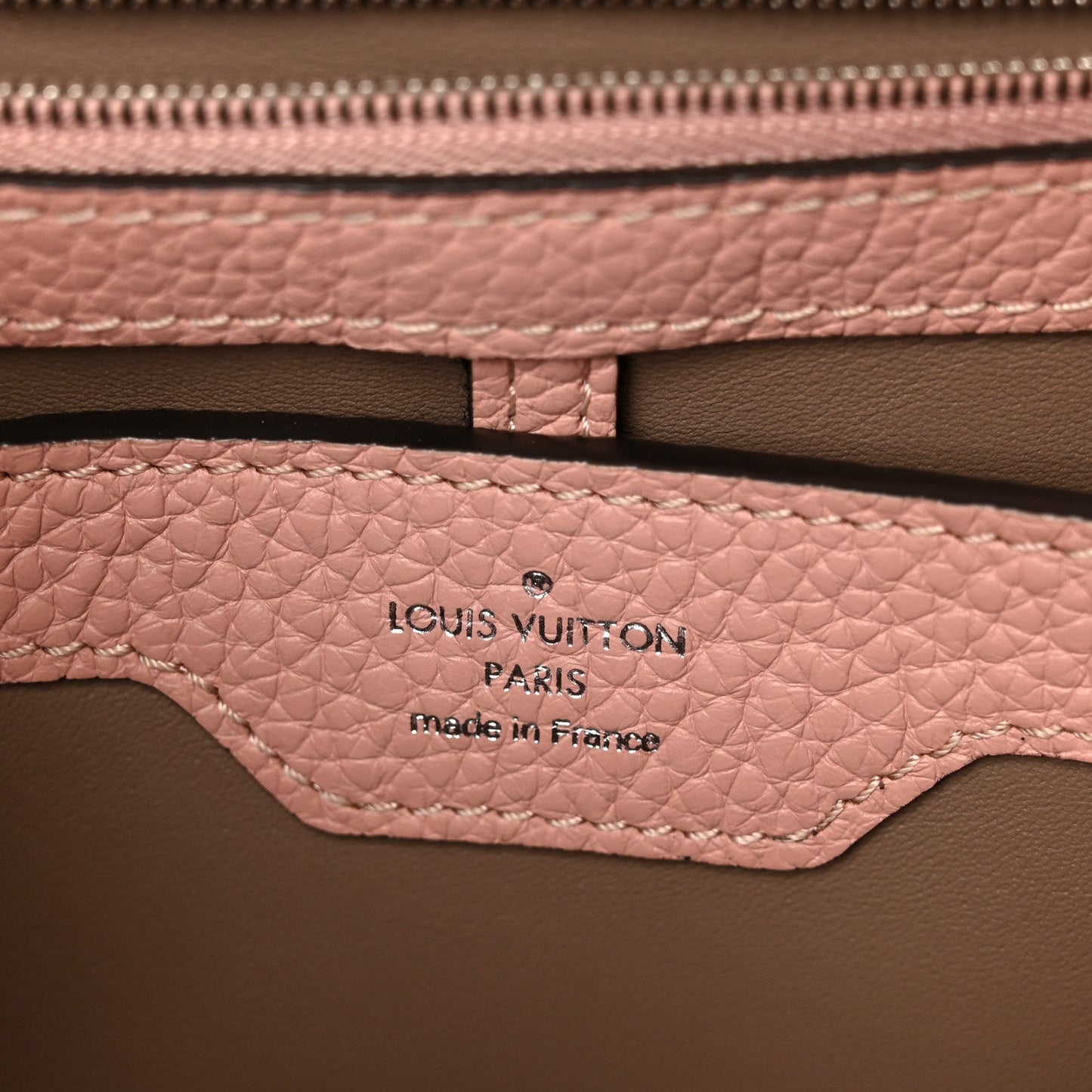Taurillon Snakeskin Capucines PM Magnolia