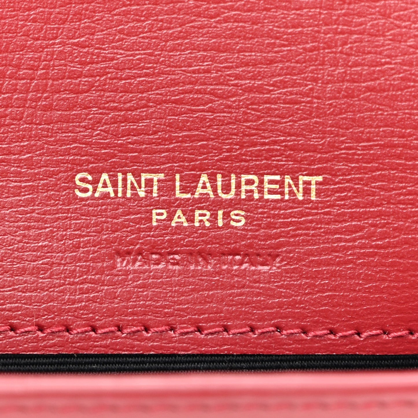 Smooth Calfskin Monogram Phone Holder Crossbody Opyum Red