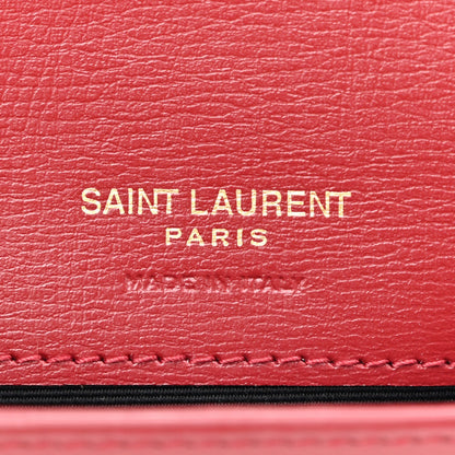 Smooth Calfskin Monogram Phone Holder Crossbody Opyum Red