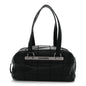 Caviar Square Stitched Bowler Black