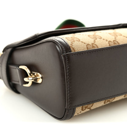 GG Monogram Medium Luce Shoulder Bag Beige Ebony