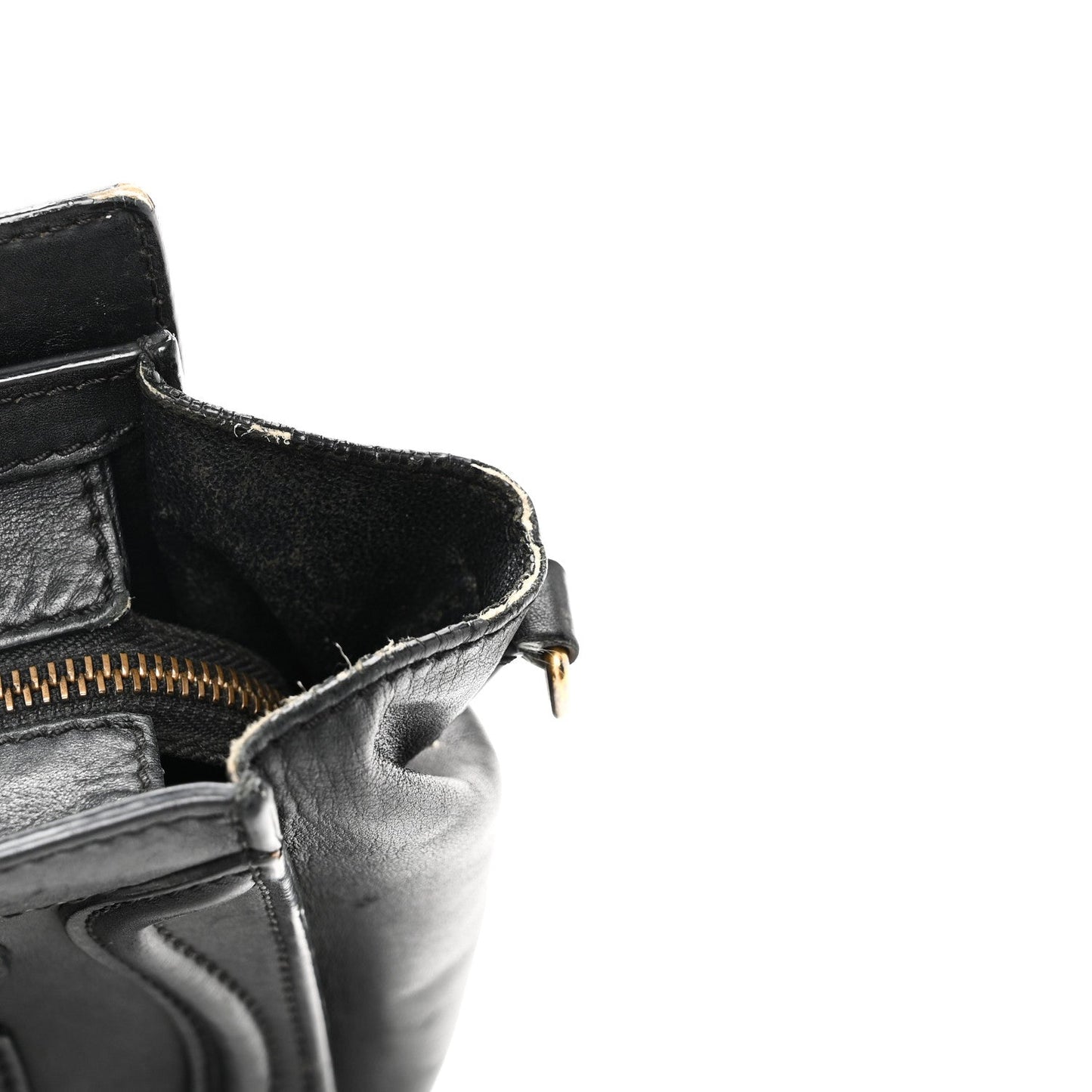 Smooth Calfskin Nano Luggage Black