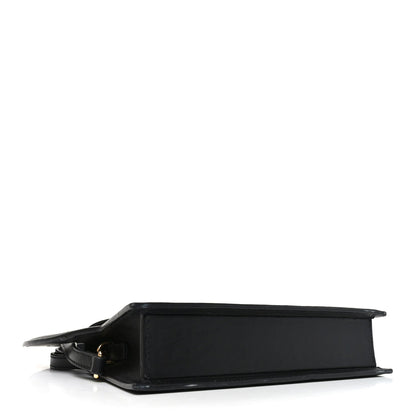 Smooth Calfskin Le Sac Rond Black