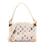 LV x TM Cowhide Monogram Multicolor Side Trunk MM White