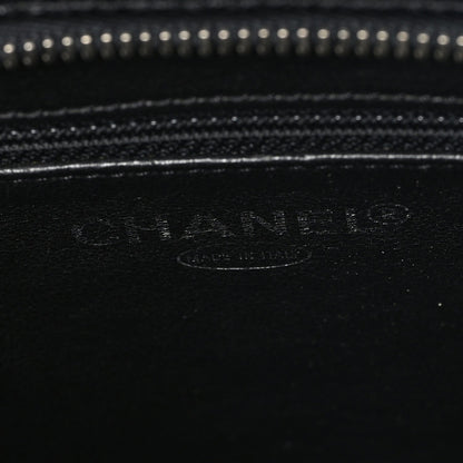 Caviar Quilted Medallion Tote Black