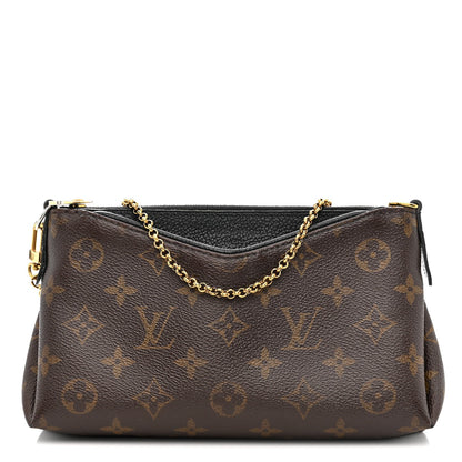 Monogram Pallas Clutch Black