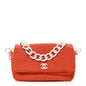 Terry Cloth CC Medium Single Flap Orange
