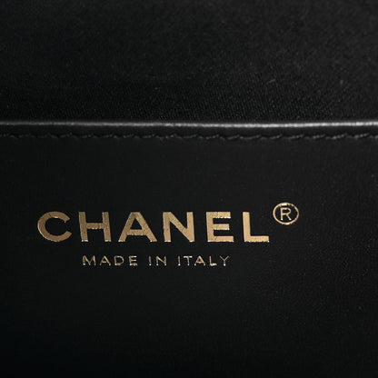 Caviar Quilted Small Chanel 25 Handbag Dark Navy