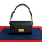 Prada Leather Tweed Shoulder Bag