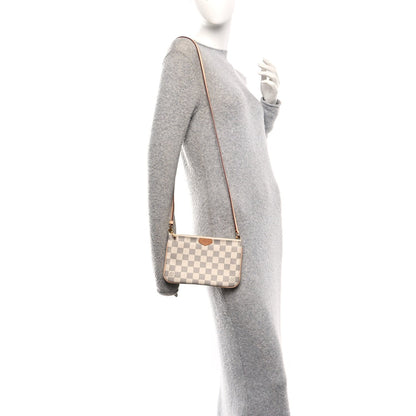 Damier Azur Double Zip Pochette