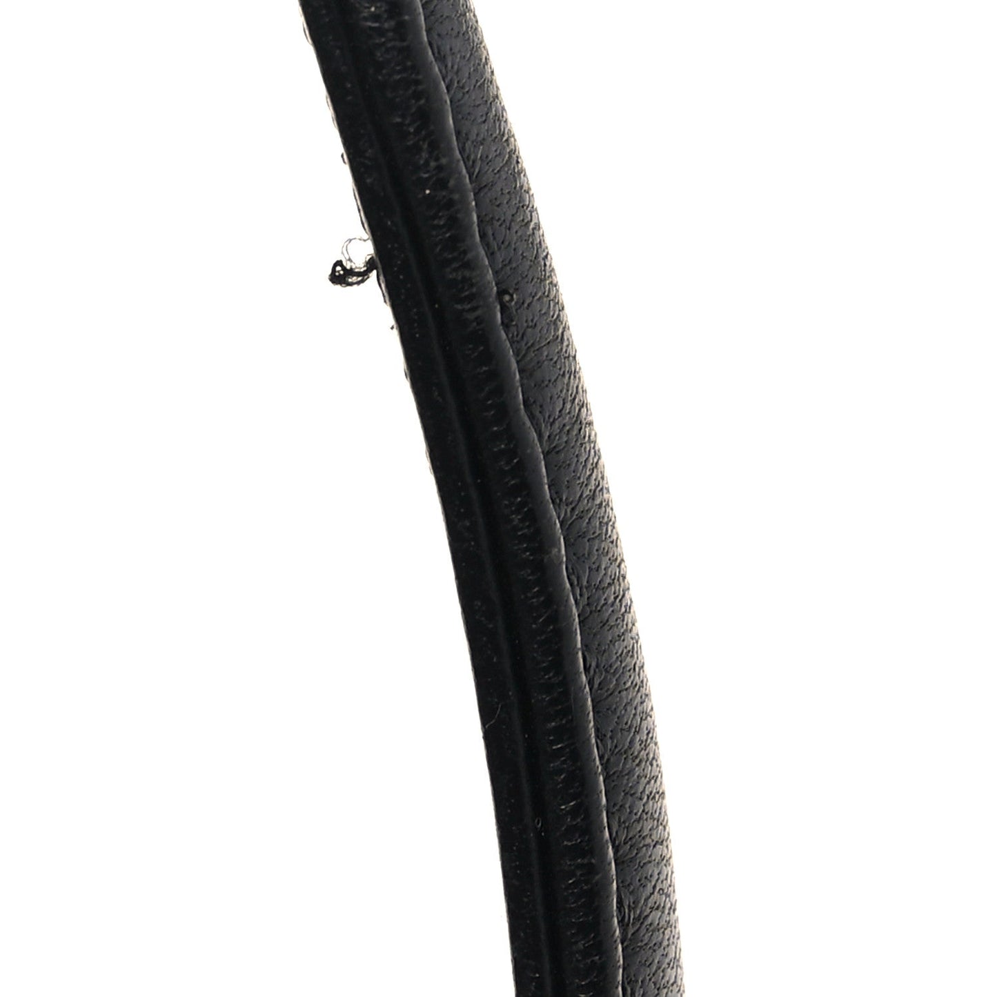 Velvet Quilted Small Wavy CC Hobo Black
