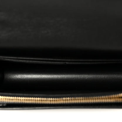 Calfskin Monogram Sunset Chain Wallet  Sunset Black