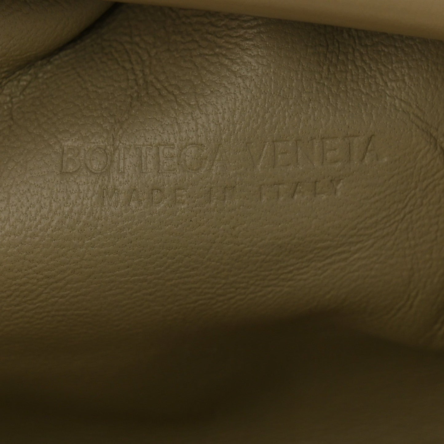 Patent Intrecciato The Mini Pouch Travertine