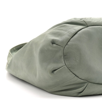 Nappa Woven Hobo Aloe