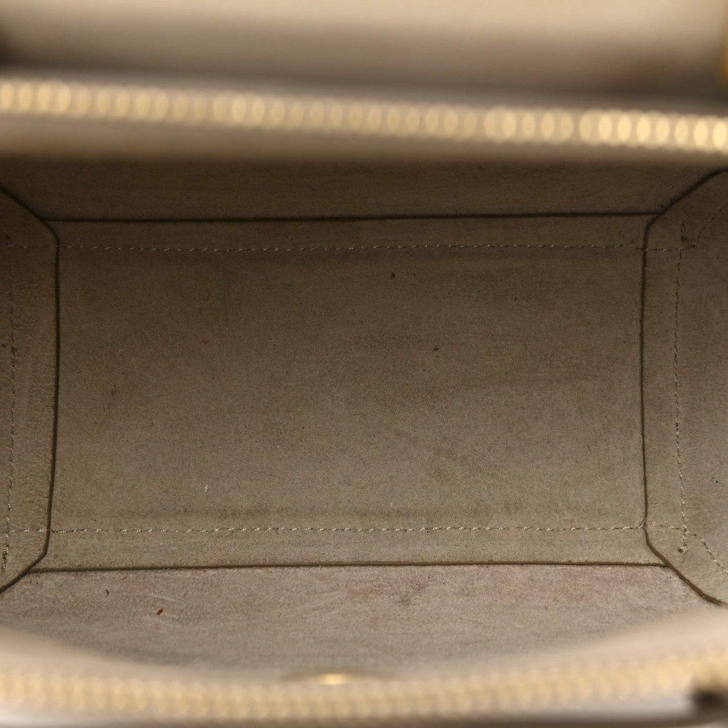 Grained Calfskin Nano Belt Bag Light Taupe