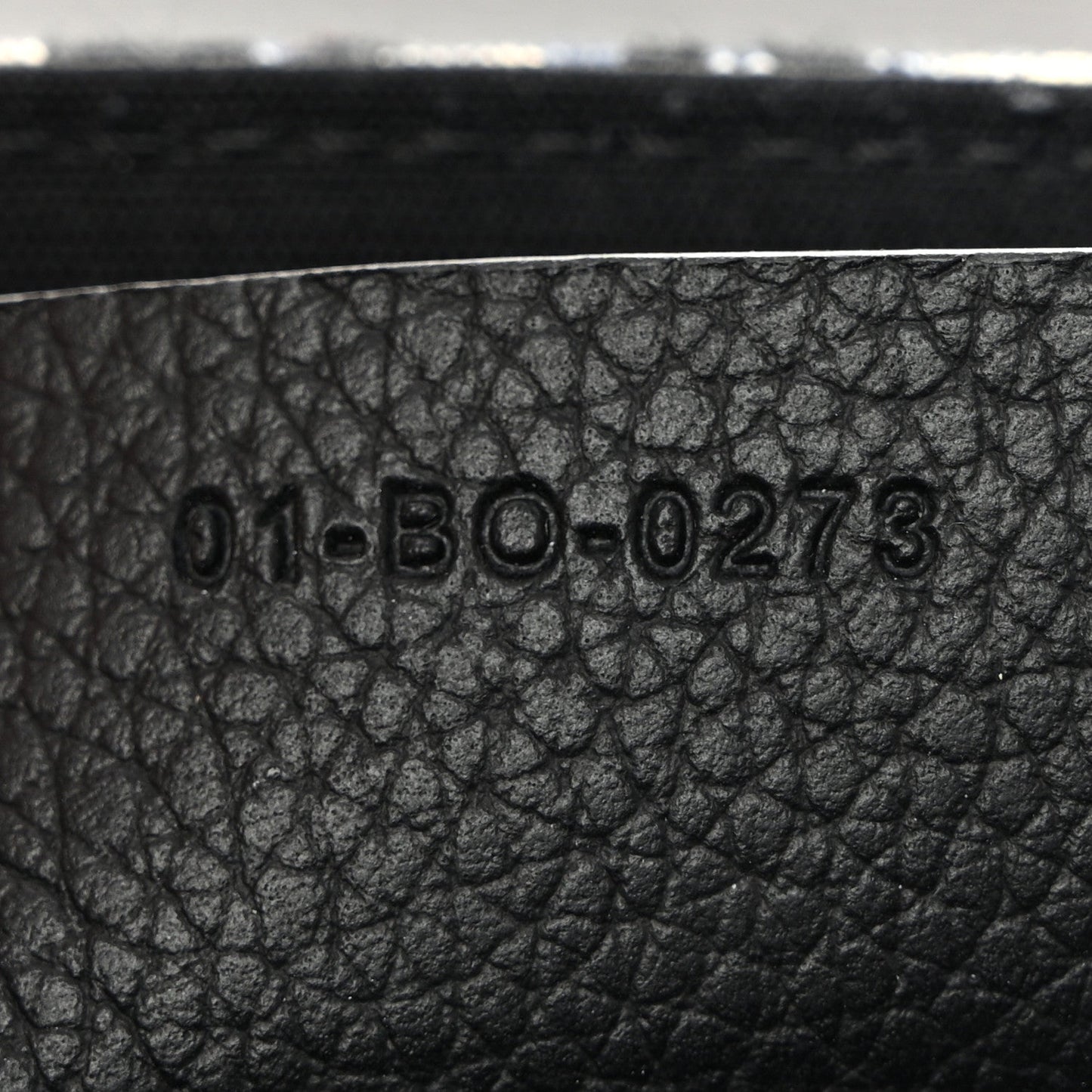 Oblique Jacquard Grained Calfskin Small Saddle Messenger Bag Beige Black