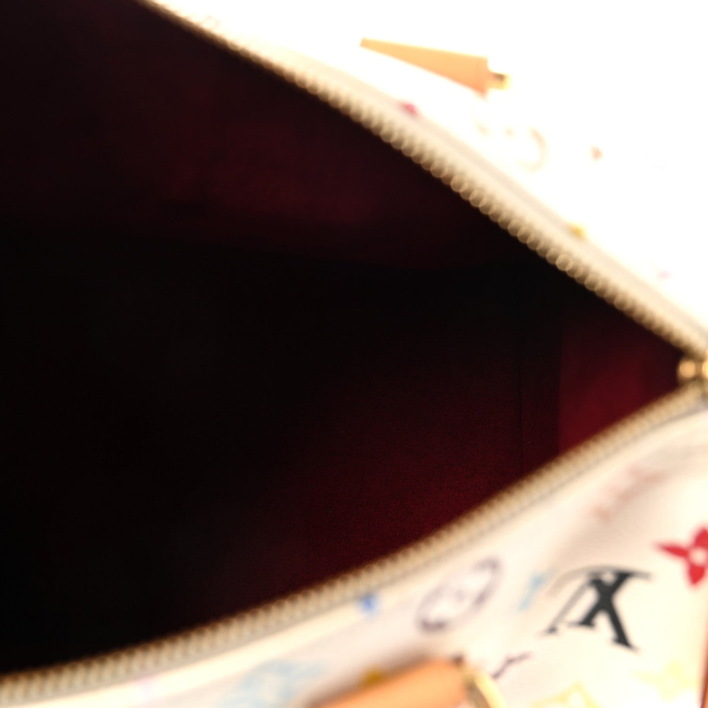 Monogram Multicolor Speedy 30 White