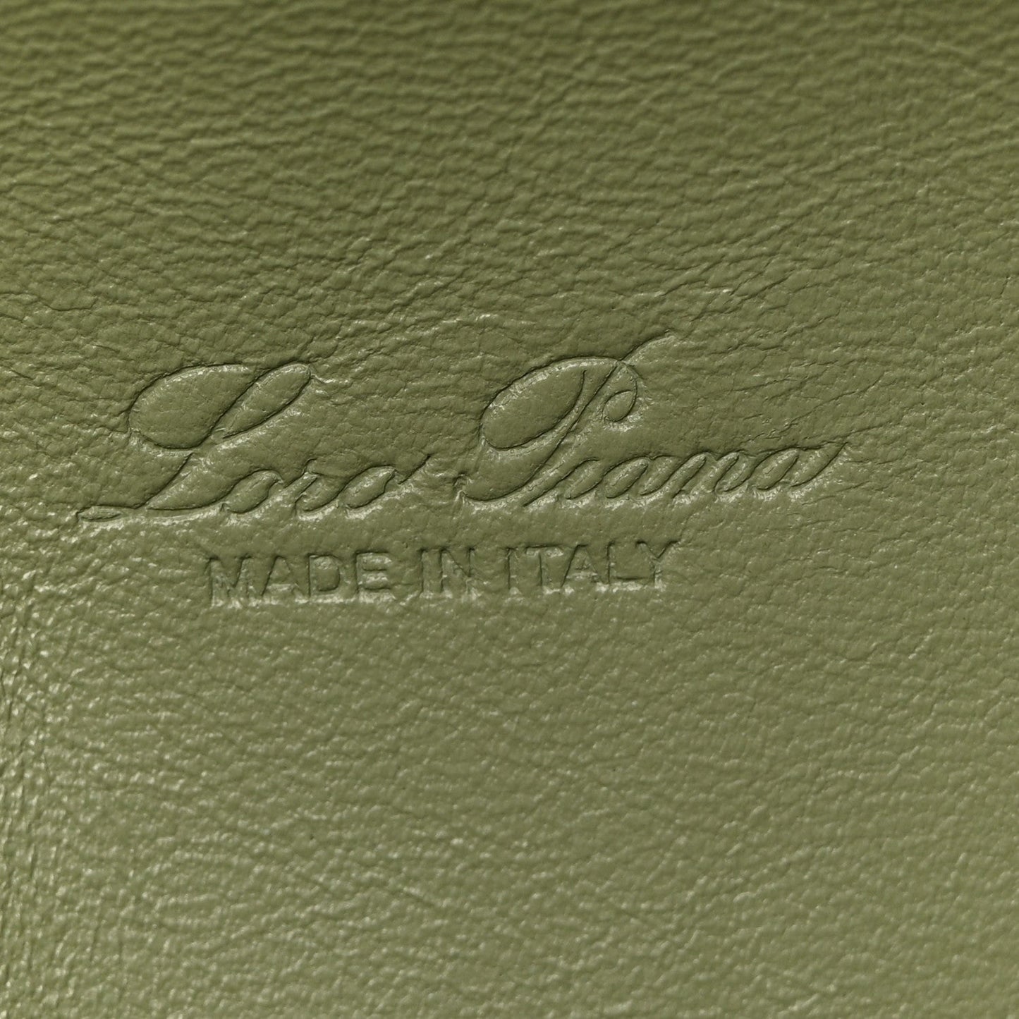 Grained Calfskin L19 Extra Pocket Pouch Sage Brush Leaves