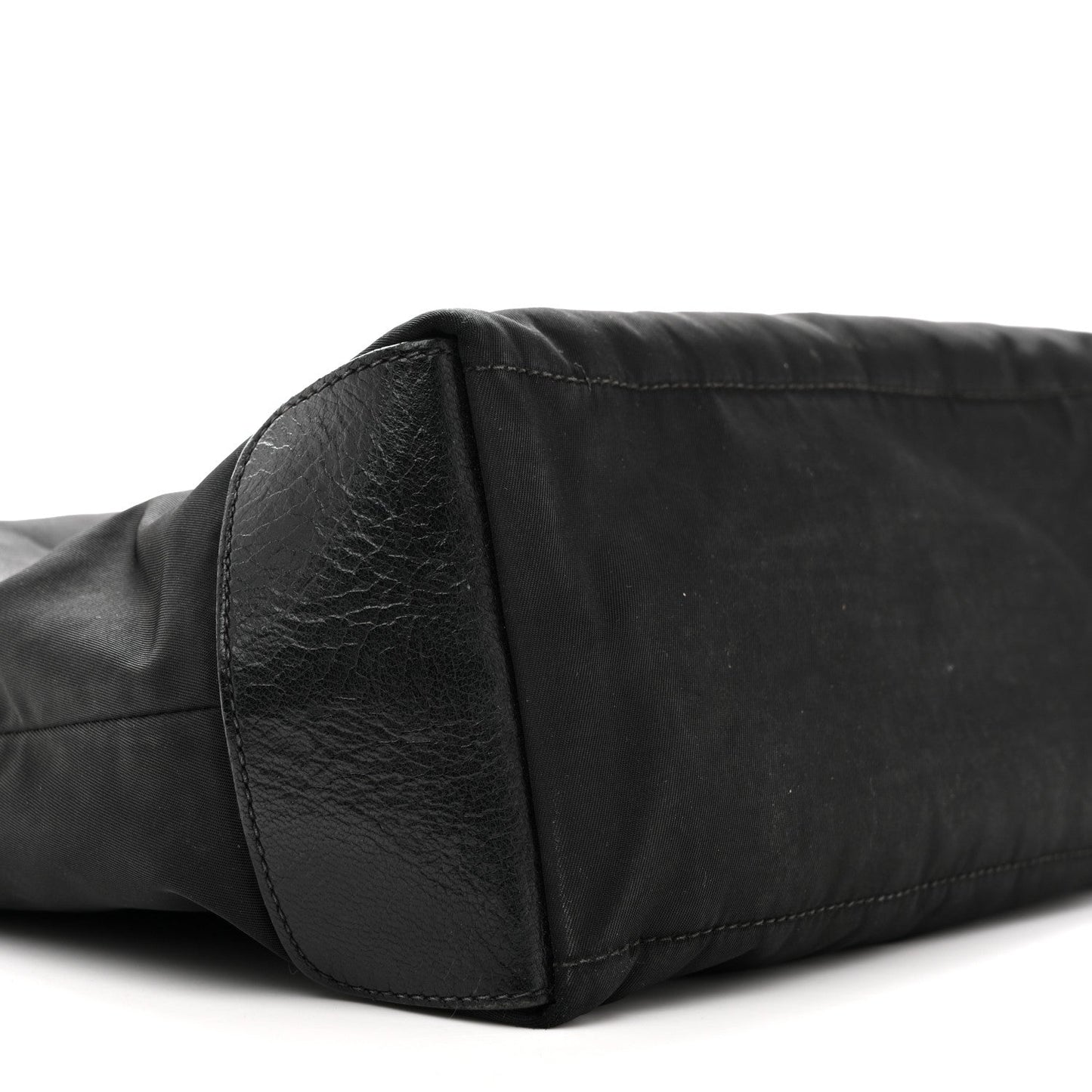 Nylon Shoulder Bag  Black
