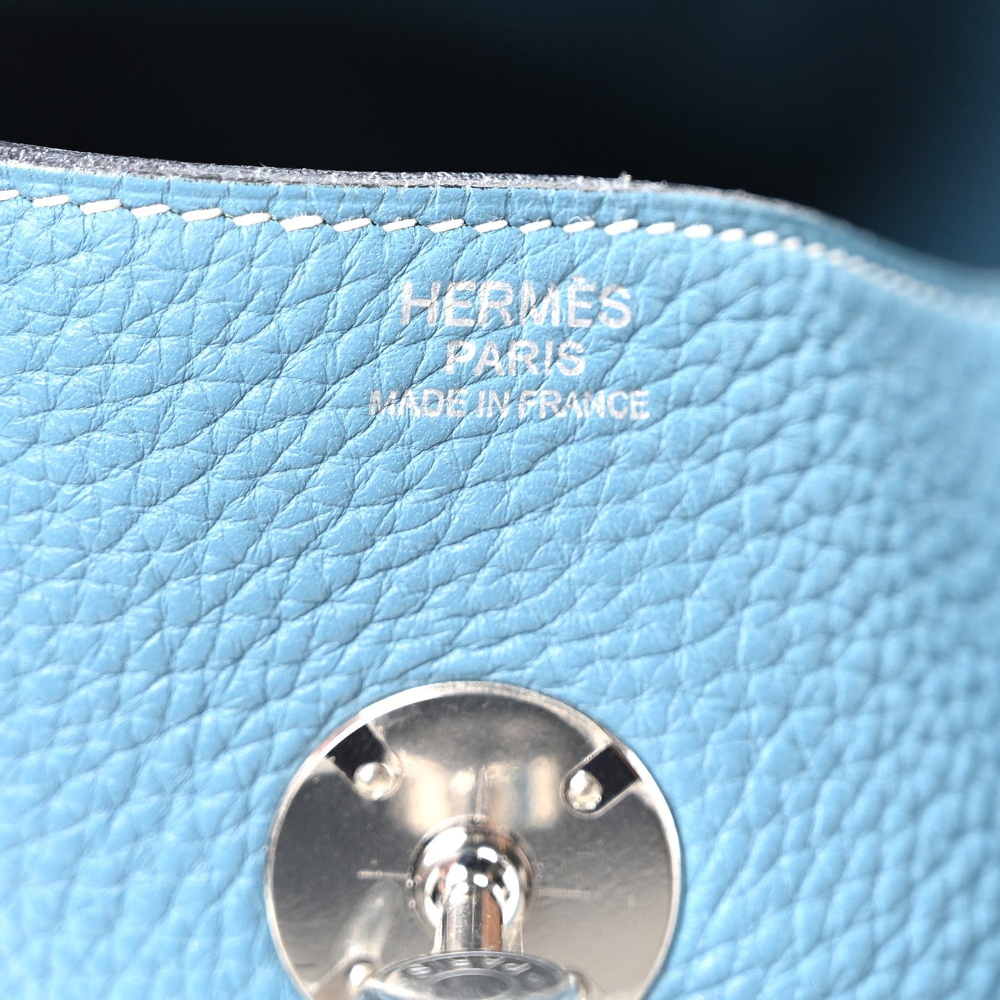 Taurillon Clemence Lindy 30 Bleu Jean