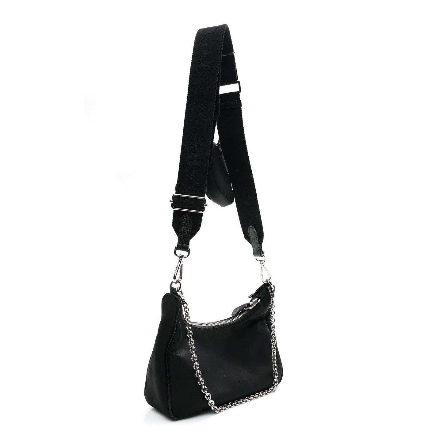 Nylon Re-Edition 2005 Shoulder Bag Black