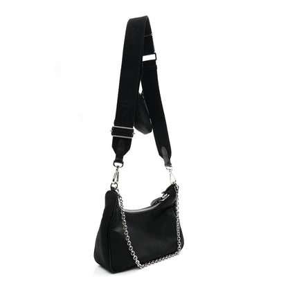 Nylon Re-Edition 2005 Shoulder Bag Black