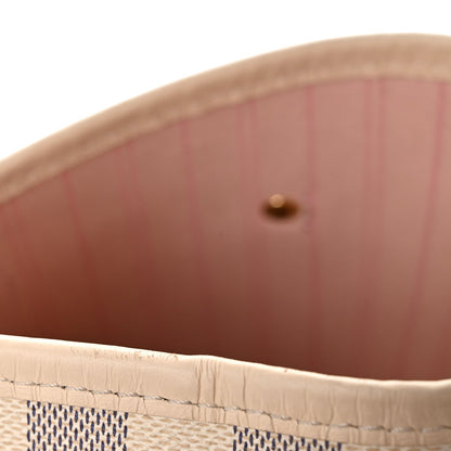 Damier Azur Braided Neverfull MM Pink