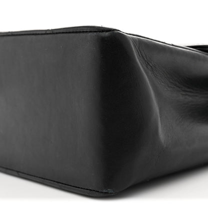 Lambskin Quilted CC Maxi Jumbo Single Flap Black