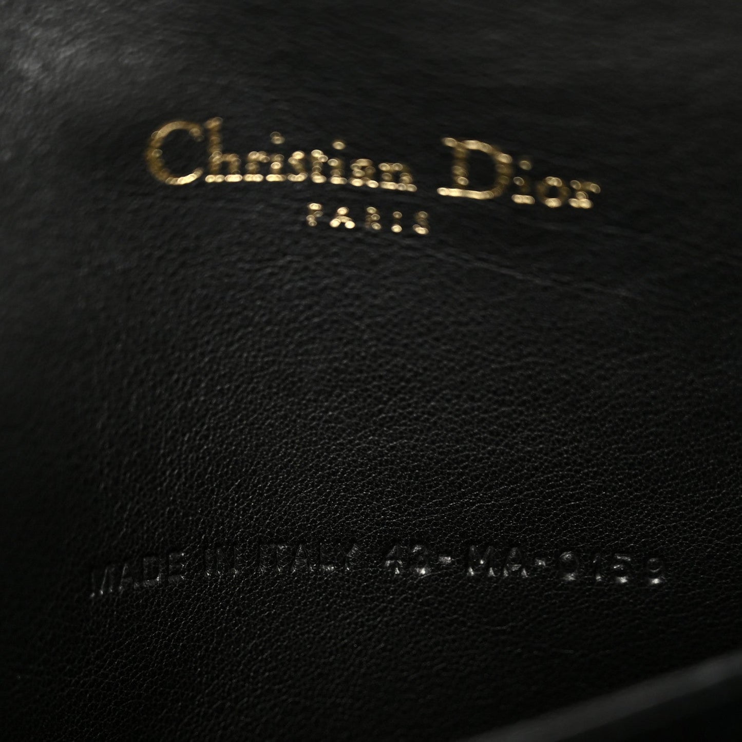 Patent Cannage Lady Dior Convertible Clutch Black