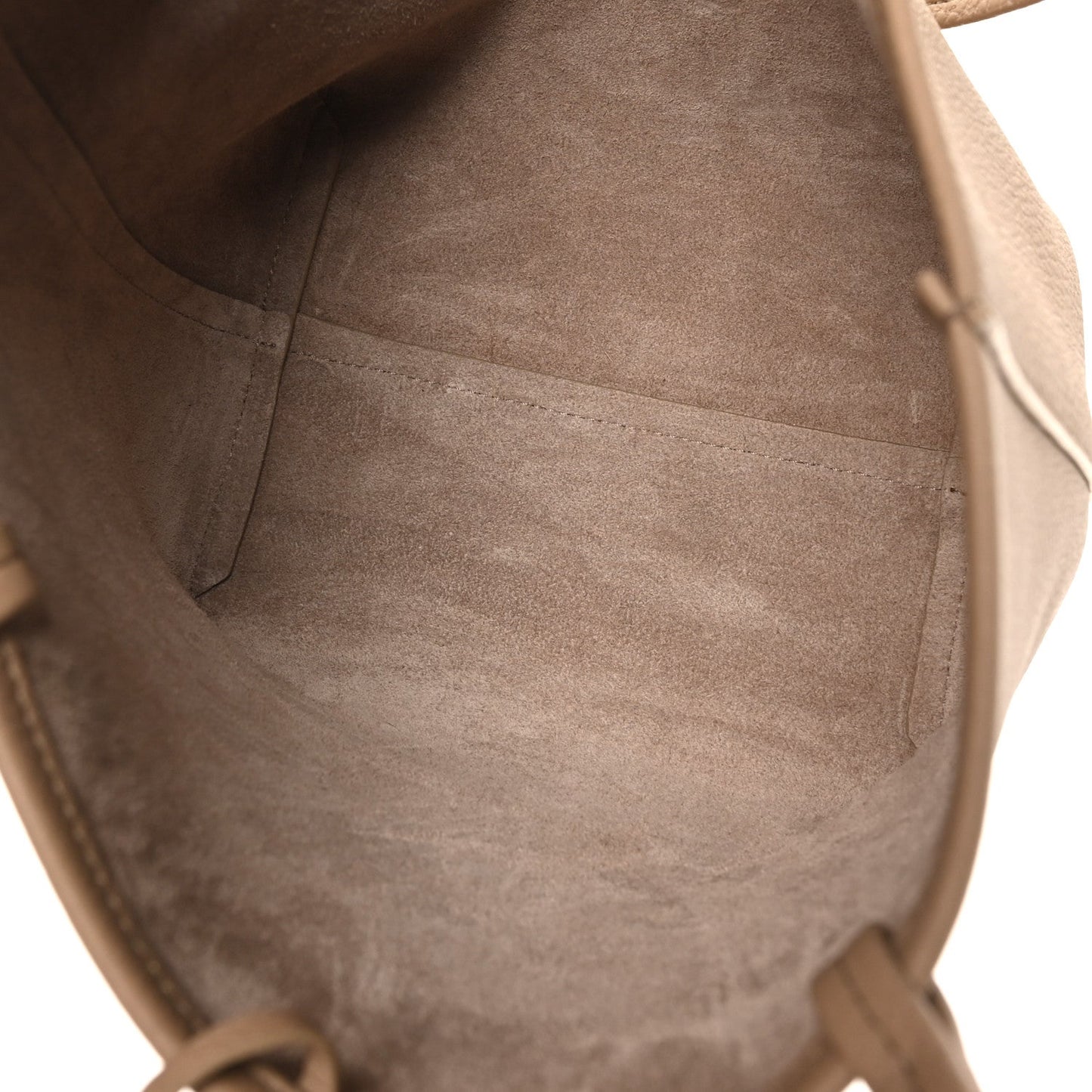 Matte Grained Calfskin Small Park Tote Taupe
