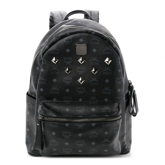 Visetos Medium Sprinkle Stud Stark Backpack Black