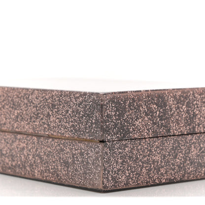 Acrylic Glitter Chain Clutch Copper