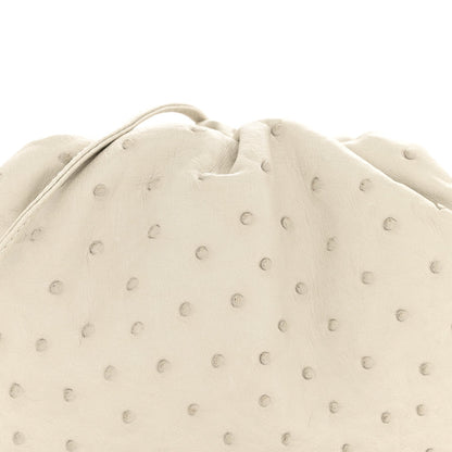 Ostrich The Mini Pouch White