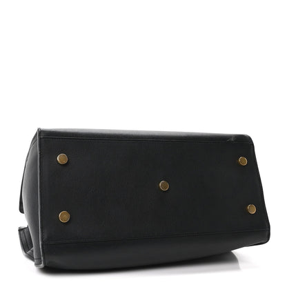Calfskin Small Classic Y Cabas Black