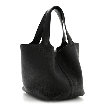 Taurillon Clemence Picotin Lock 22 MM Black