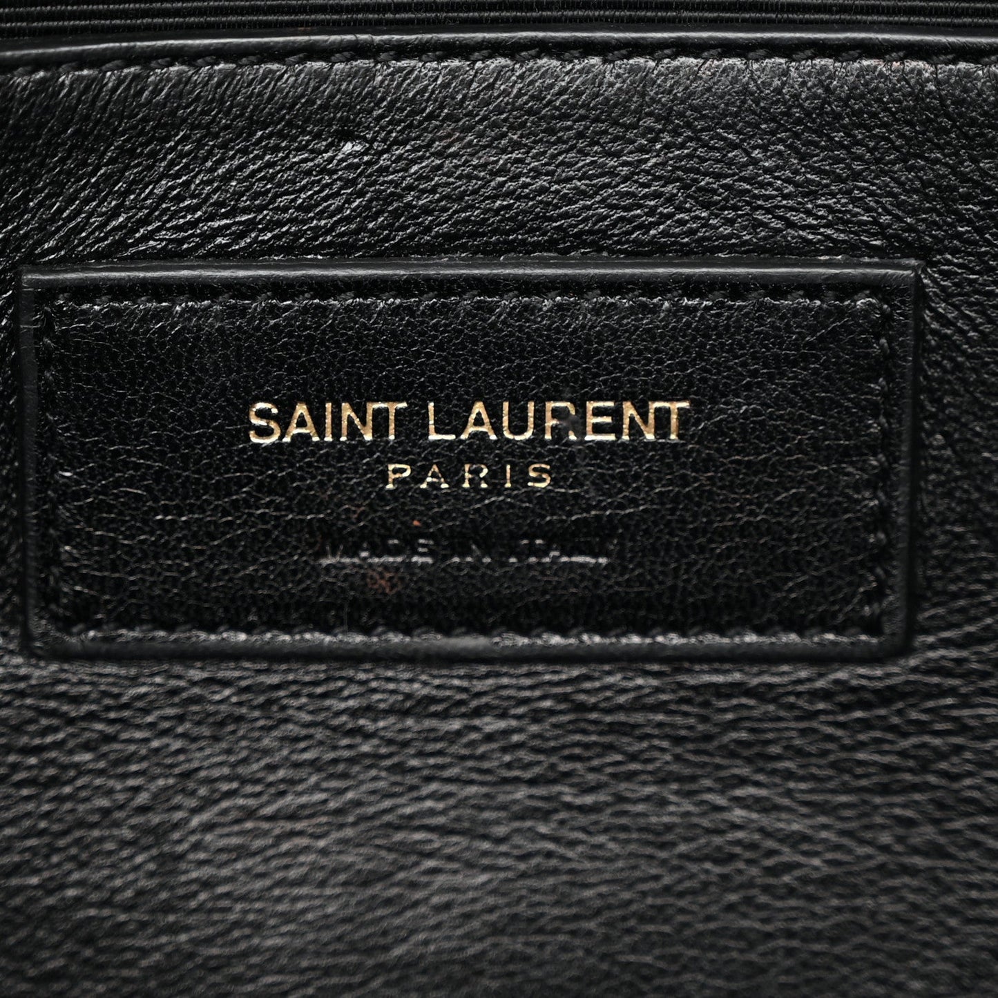 Grain De Poudre Monogram Cassandre Clutch Black